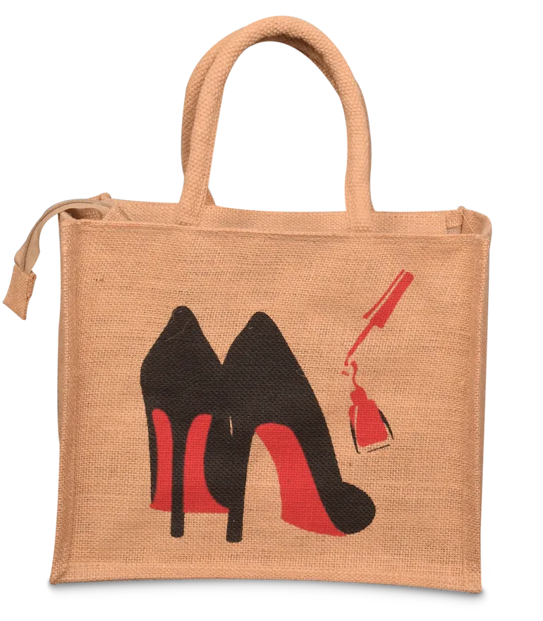 Lilbiya Fashion Art Art Multipurpose Jute Bag 2